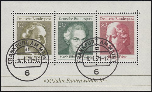 Block frauenwahlrecht 1969 - block,