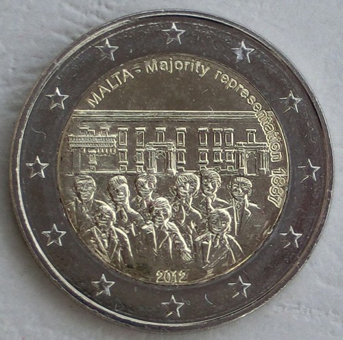 Euro gedenkmünze malta 2012 - 2,