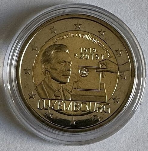 Euro luxemburg 2019 100 - euro, 2019,