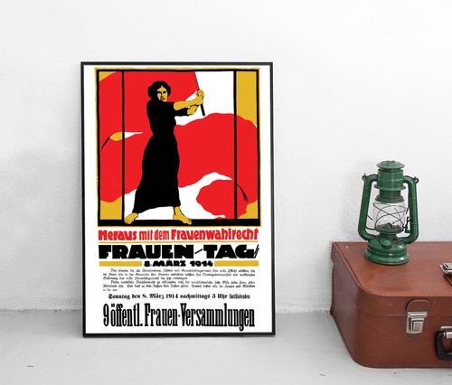 Poster frauentag 1914 - 1914, heraus