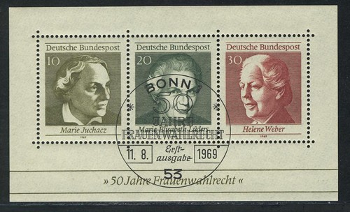 Block frauenwahlrecht 1969 - frauenwahlrecht,