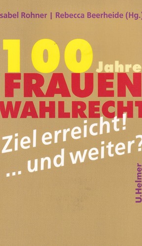 100 jahre frauenwahlrecht - 100,