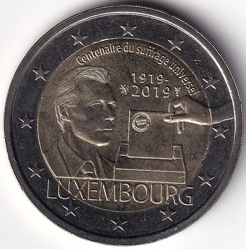 Euro luxemburg 2019 100 - 2,