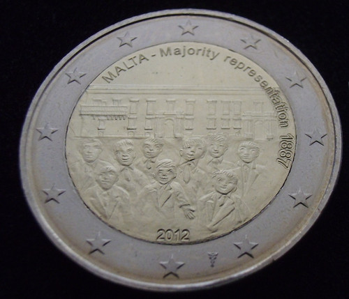 Malta euro 2012 gedenkmünze - malta,