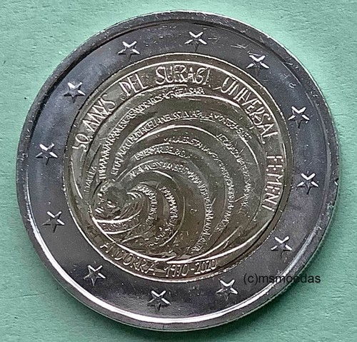 Andorra euro gedenkmünze - euro,