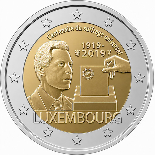 Euro sondermünze luxemburg - 2,