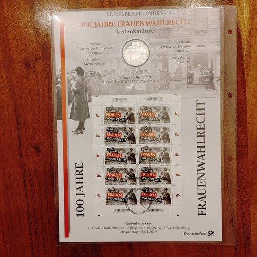 Brd bund numisblatt 2019 - numisblatt, 1/2019