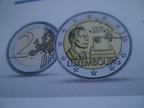 Euro münze luxenburg - 2,