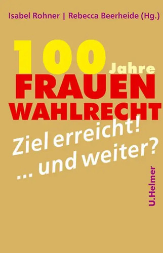 100 jahre frauenwahlrecht - 100,