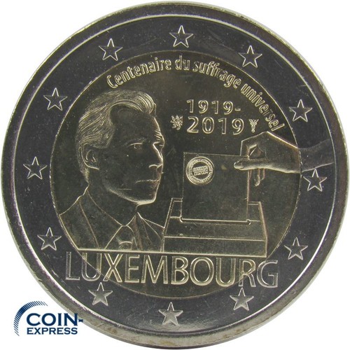 Luxemburg euro gedenkmünze - luxemburg, 2