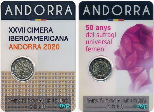 Andorra 2020 2 euro - andorra,
