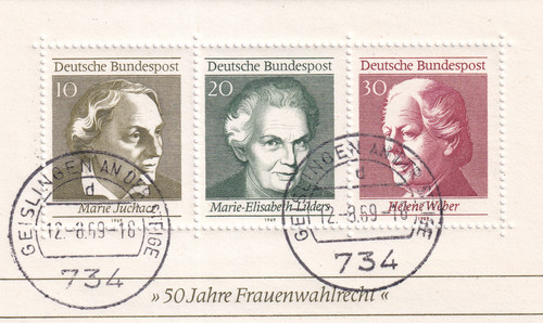 Jahre frauenwahlrecht - 50,