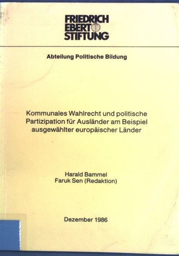 Kommunales wahlrecht und - kommunales,