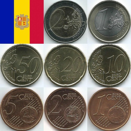 Andorra euromünzen von 2014 - von,