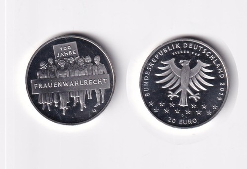 Silbermünze euro 2019 100 - 20,