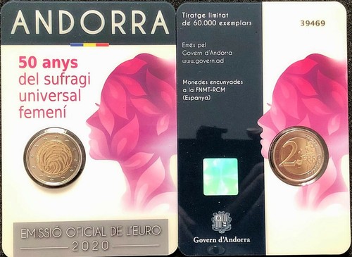 Euro andorra 2020 coincard - euro,