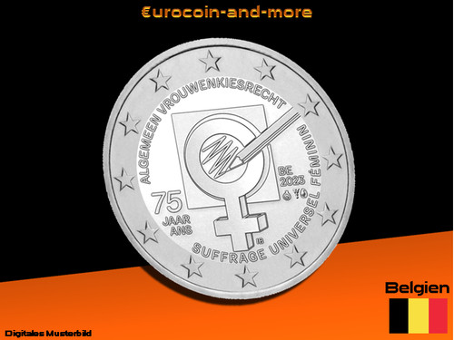 Euro belgien 2023 jahre - 75,