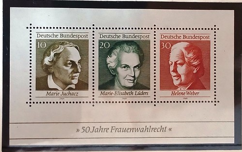 Briefmarkenblock jahre - 50,